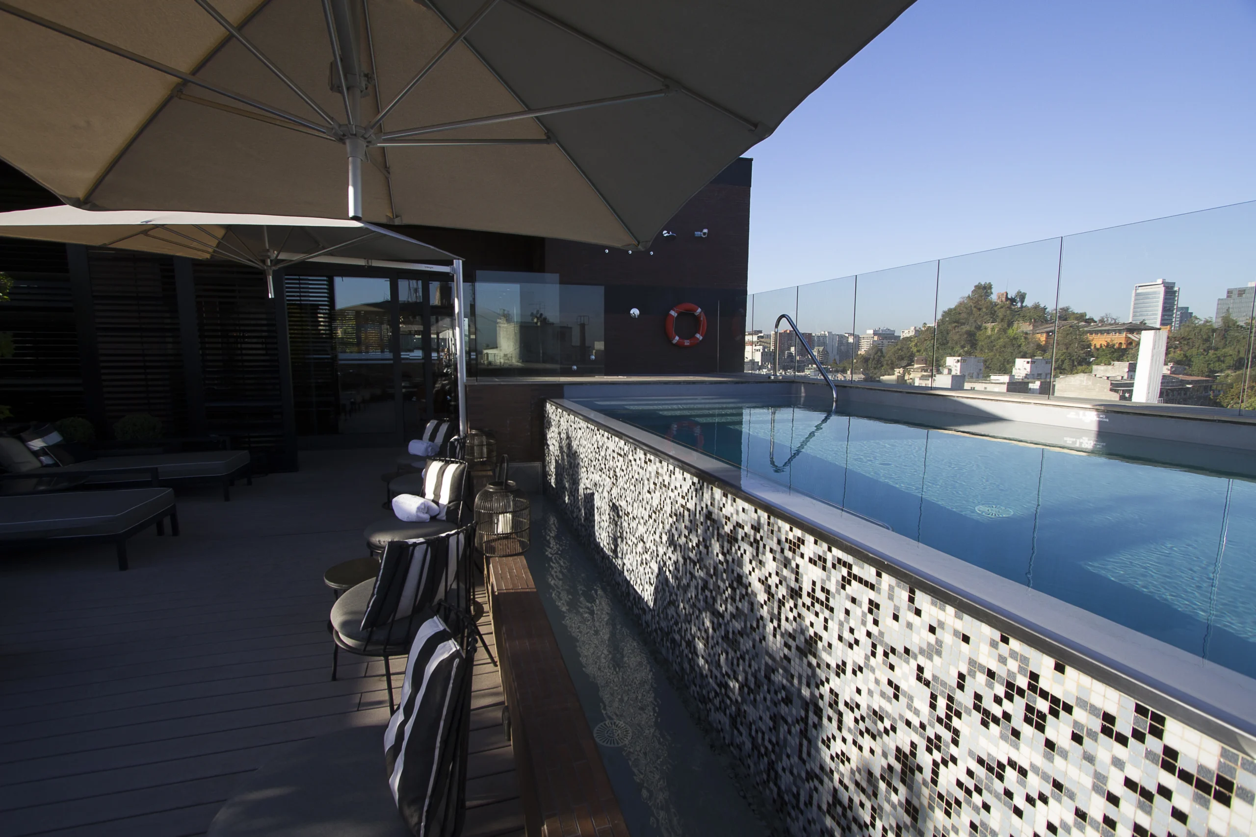 Rooftop pool