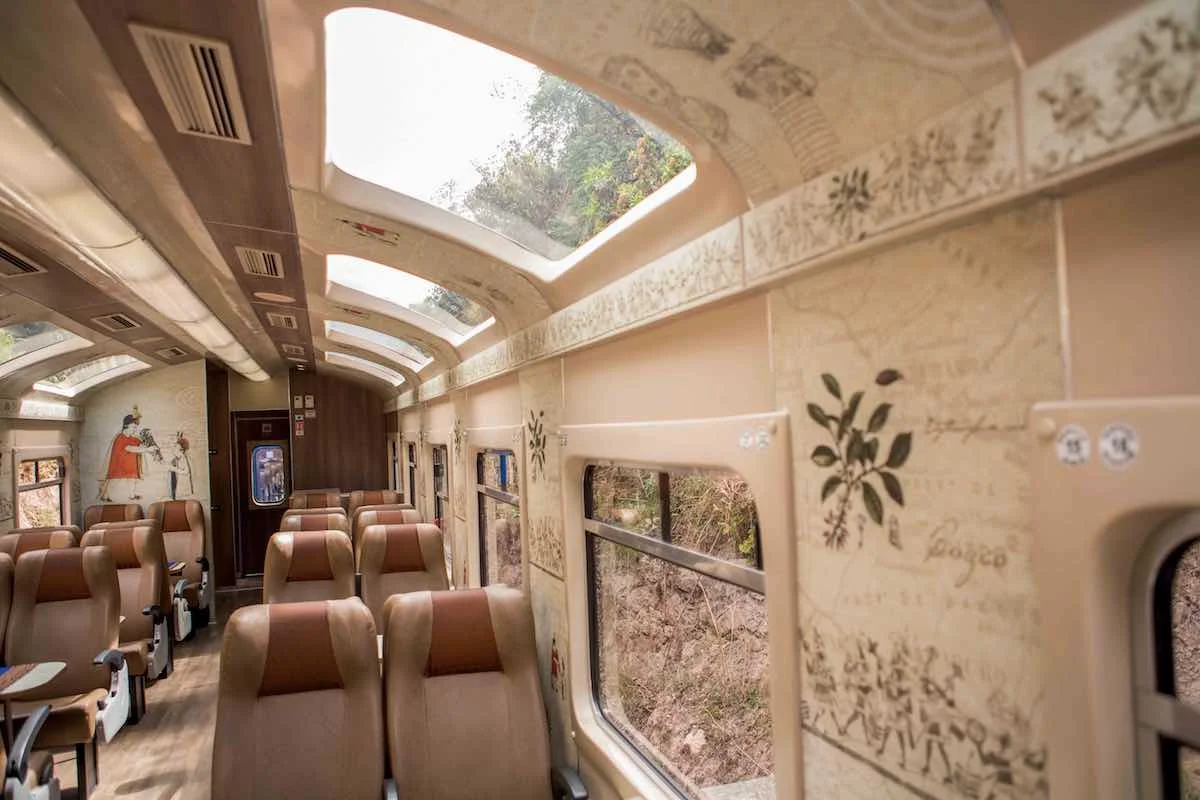 PeruRail Expedition Train interior