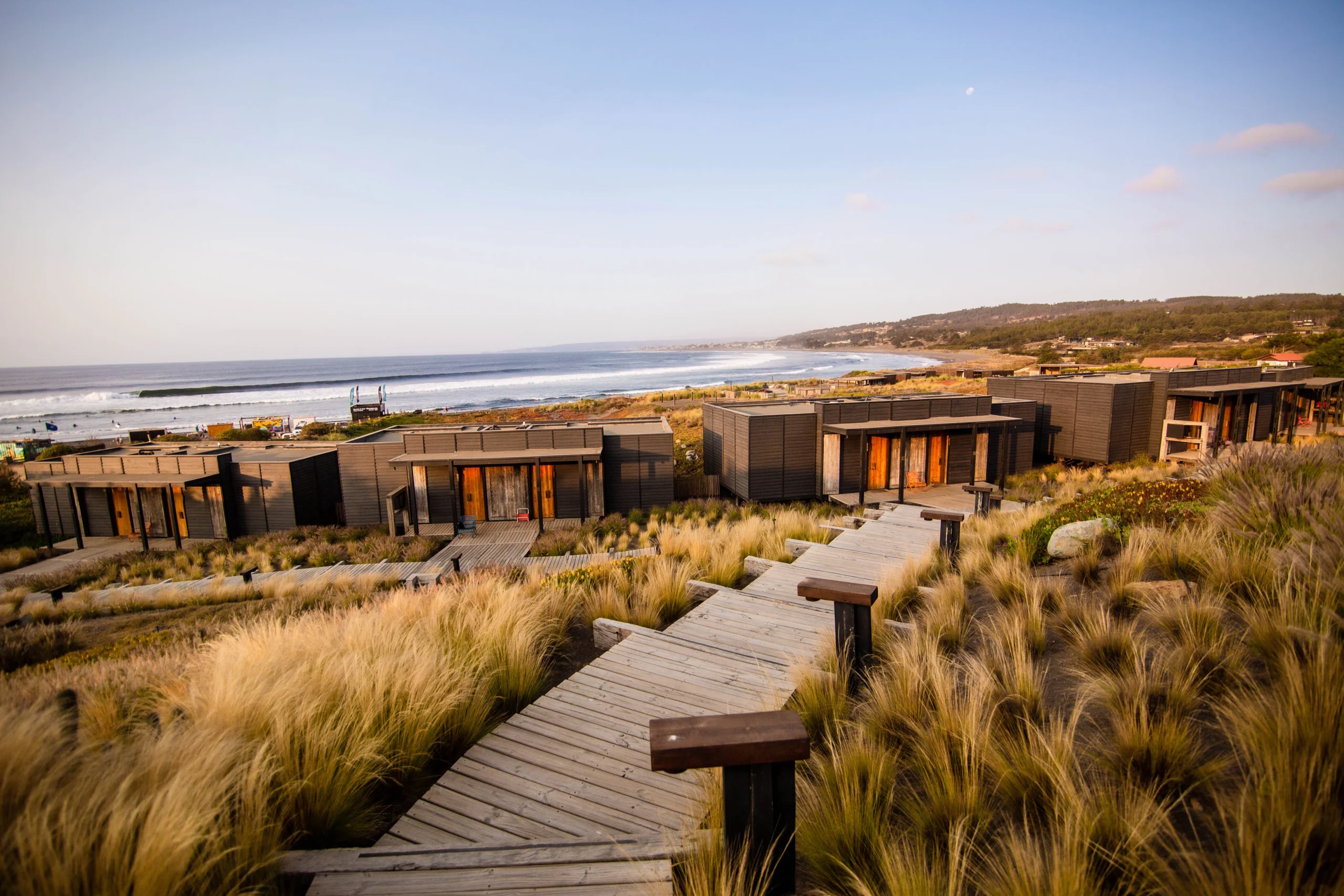 Outside view of the luxury hotel Alaia in Chile