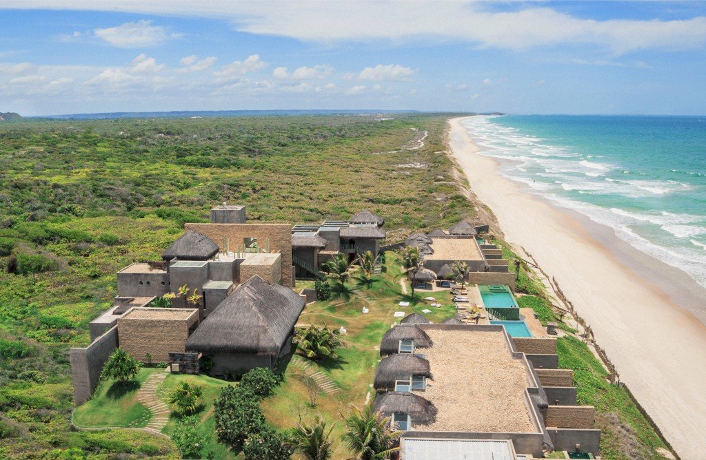 Overhead view of the Kenoa Resort