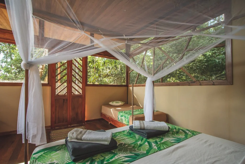 La Manigua Lodge Cabin interior