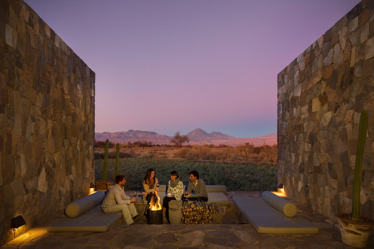 Tierra Atacama sunset exterior