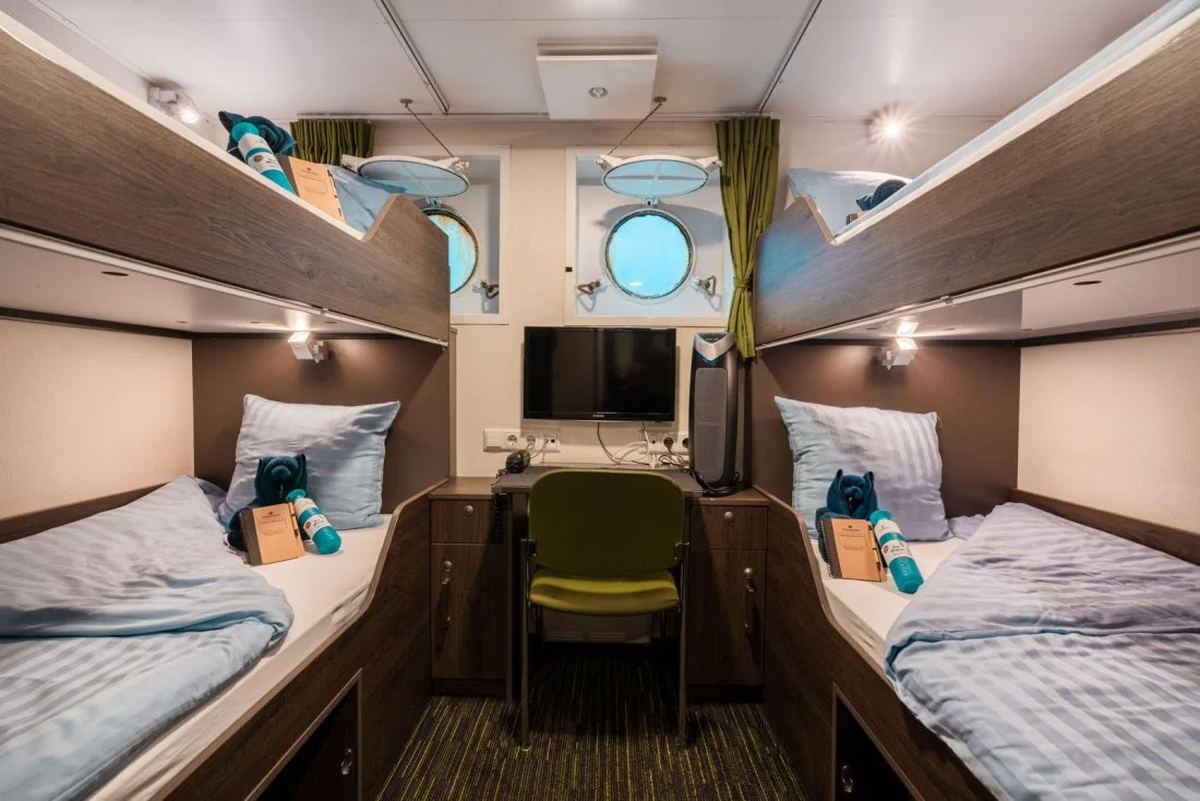 Quadruple Porthole Cabin