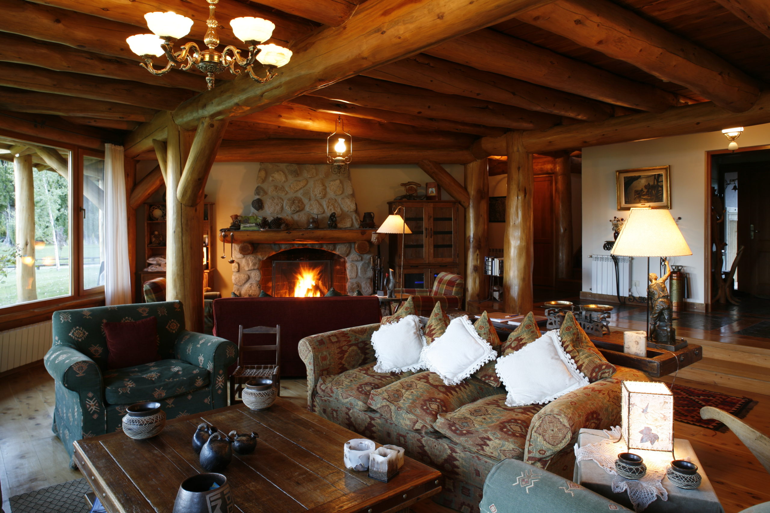 Estancia Peuma Hue -Poplar Lodge's Living Room