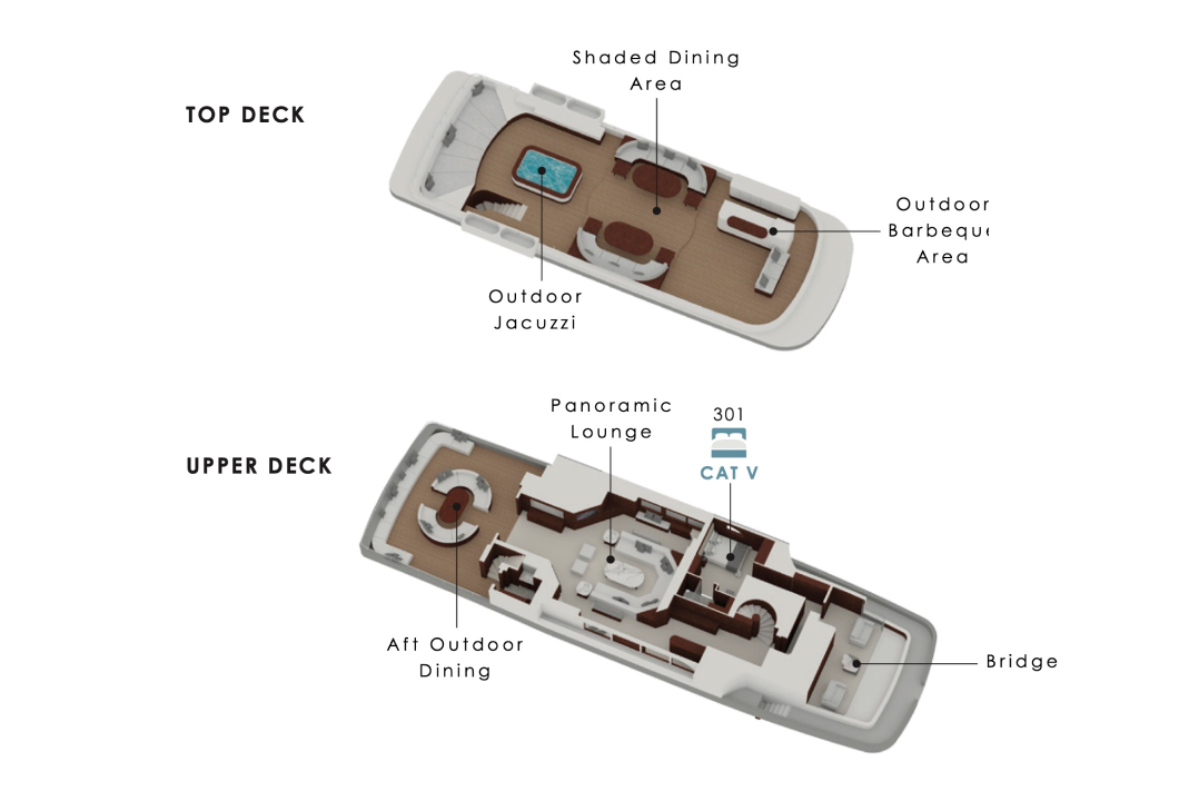 Aqua Mare - Deck Plan