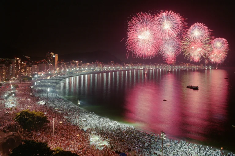 Fireworks in South America