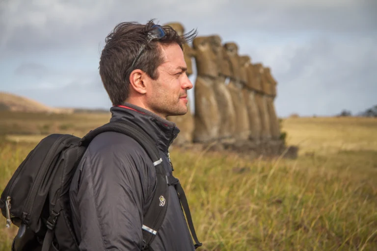 John Montgomery at Easter Island