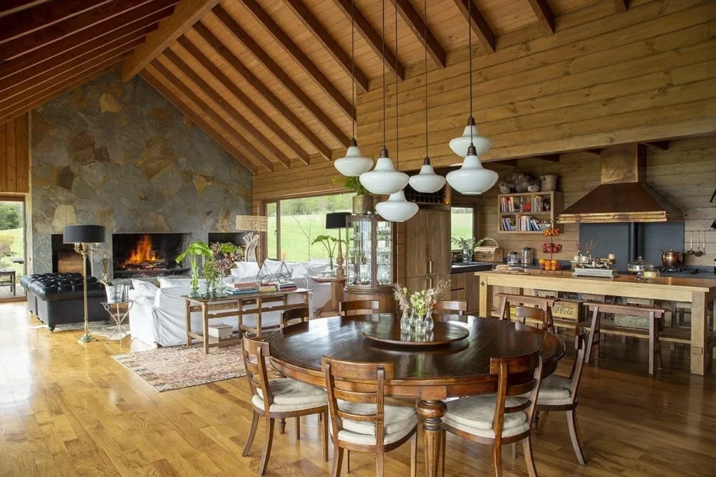 The kitchen and sitting room at Paguimalal