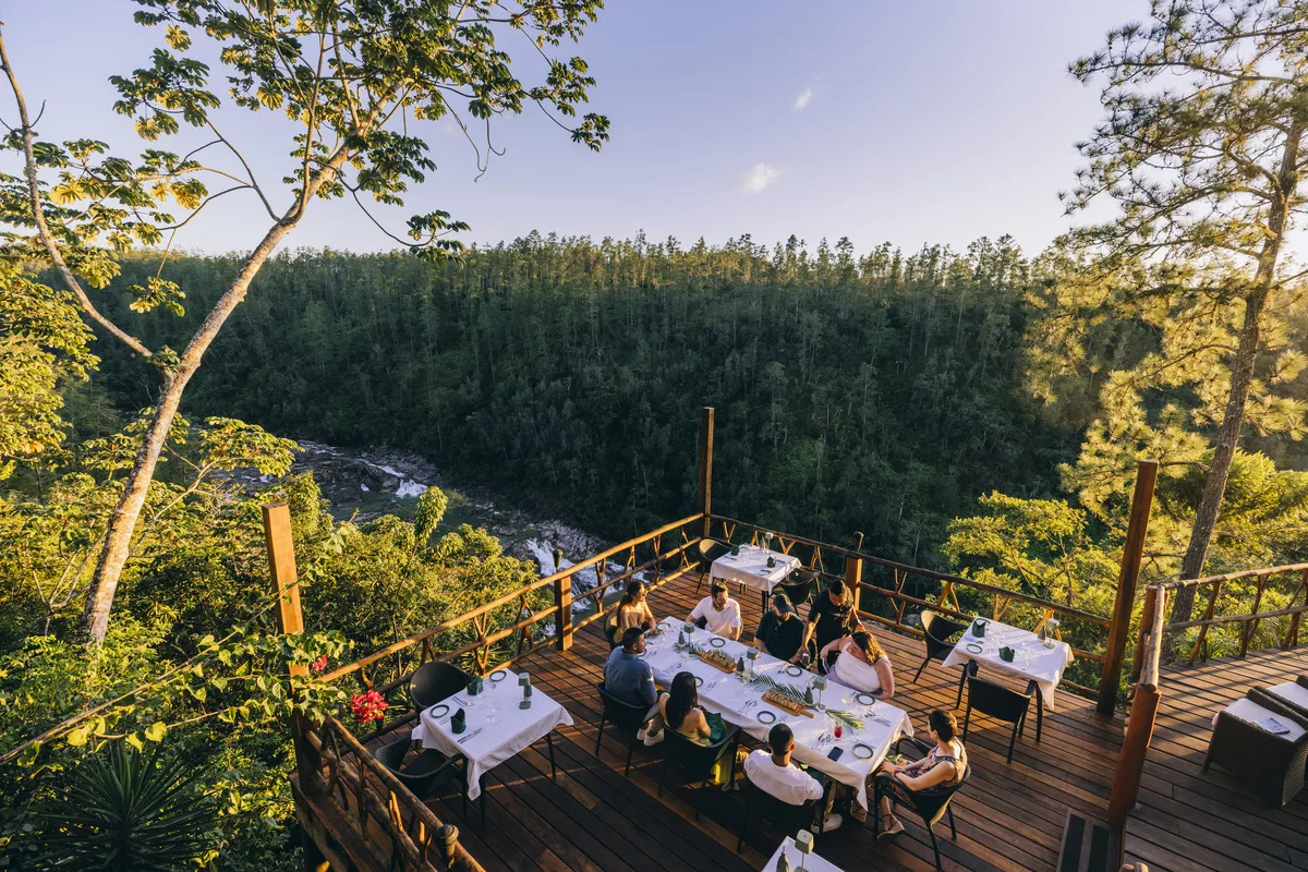 GAIA Riverlodge Restaurant Deck
