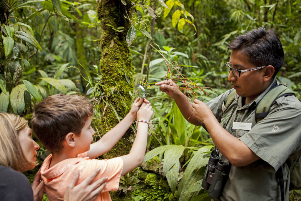 Family travel with kids in the Amazon