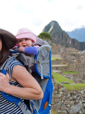 Erynn and baby visit Machu Picchu